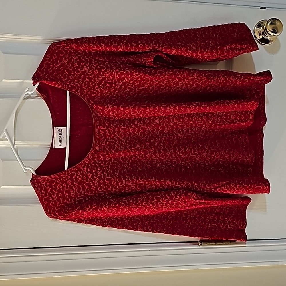 Fashion Bug - Red Floral Blouse